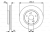 BOSCH 0986479559 - Fren Diski Ön - Japon Grand Vitara (jt, Td)