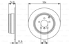 BOSCH 0986479612 - Fren Diski Arka - Bmw Land Rover Range Rover Iii