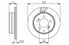 BOSCH 0986479665 - Fren Diski - Fiat 