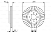 BOSCH 0986479788 - Fren Diski Ön - Japon Swift (nz)