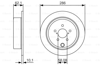 BOSCH 0986479A10 - Fren Diski Arka - Japon Forester (sh) : Impreza (ge, Gv, Gh, Gr) 08-14