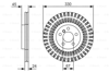 BOSCH 0986479C94 - Fren Diski Ön - Bmw 1f40-2f45-f46-x1 F48-x2 F39 Mini F60