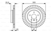 BOSCH 0986479C95 - Fren Diski Arka - Bmw 1f52-2f45-f46-x1 F48-x1 F49-x2 F39 Mini F54-f55-f56-f57-f60