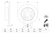BOSCH 0986479H06 - Fren Diski Arka - Mercedes W907-910 Sprinter