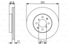 BOSCH 0986479R80 - Fren Diski Ön - Japon Civic (ej, Ek, El, Ma, Mb) : Civic (es, Ep, Eu) 01-05 : Jazz (ge, Gk, Gn) 09- : City (gm) 09-12