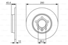 BOSCH 0986479R91 - Fren Diski Arka - Vw T4