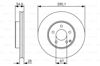BOSCH 0986479R99 - Fren Diski Ön - Mercedes W211