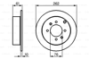 BOSCH 0986479S68 - Fren Diski - Kore 