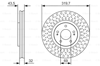 BOSCH 0986479T01 - Fren Diski - Japon 