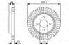 BOSCH 0986479U02 - Fren Diski Ön - Japon Bluebird Sylphy (g11)
