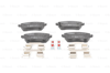BOSCH 0986494160 - Fren Balatasi Ön - Japon Micra (k12, K13) : Note (e11, E12) 06-16 : Swift (mz, Ez) 05-10 : Splash (ex) 08-14