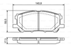 BOSCH 0986494218 - Fren Balatasi Ön - Japon Rx (u3)