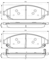 BOSCH 0986494370 - Fren Balatasi Ön - Fiat Jeep Grand Cherokee Ii- Iii