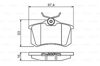 BOSCH 0986494387 - Fren Balatasi Arka - Renault Megan Ii/fluence/polo/golf/307