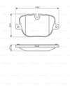 BOSCH 0986494409 - Fren Balatasi Arka - Bmw Land Rover Range Rover Sport - Iii
