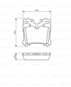 BOSCH 0986494424 - Fren Balatasi Arka - Japon Ls (f4)