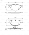 BOSCH 0986494429 - Fren Balatasi Ön - Bmw F06-f07-f10-f11-f12-f13-f01-f02-f04