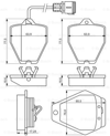BOSCH 0986494436 - Fren Balatasi Ön - Vw A100