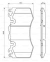 BOSCH 0986494440 - Fren Balatasi Ön - Bmw Land Rover Range Rover Discovery Iii-iv Sport