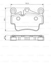 BOSCH 0986494567 - Fren Balatasi Ön/arka - Vw 911 Carrera-cayman