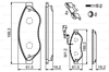 BOSCH 0986494591 - Fren Balatasi Ön - Psa Ducato Iii / Boxer Ii / Jumper Ii