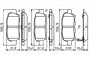 BOSCH 0986494861 - Fren Balatasi Arka - Japon Juke (f15) : Pulsar (c13) 15- : Grand Vitara (jt) 2.0/2.4/1.9 Ddis 09-15