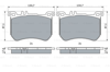 BOSCH 0986494985 - Fren Balatasi Ön - Mercedes W222-231