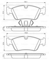 BOSCH 0986495276 - Fren Balatasi Ön - Bmw E87-e90