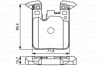 BOSCH 0986495335 - Fren Balatasi Arka - Bmw F20-f21-f22-f23-f30-f31-f34-4f32-f33-f36 ( M )