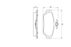 BOSCH 0986495368 - Fren Balatasi Arka - Japon Cx5 (ke) : Cx3 (dk) 15-