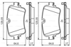 BOSCH 0986495426 - Fren Balatasi Arka - Vw Q7-a8