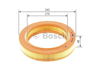 BOSCH 1457429050 - Hava Filtresi - Opel 