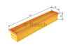 BOSCH 1457433522 - Hava Filtresi - Mercedes W203