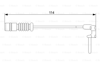 BOSCH 1987473011 - Diskbalataikazkablosu114mm - Mercedes 