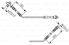 BOSCH 1987476054 - Fren Hortumu Arka - Bmw X5 E53
