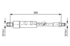 BOSCH 1987476074 - Frenhortumu30000mm - Bmw 