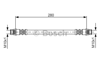 BOSCH 1987476517 - Fren Hortumu Arka - Renault Logan