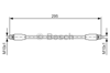 BOSCH 1987476717 - Fren Hortumu Ön - Vw Passat-a4-a6