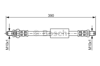 BOSCH 1987476840 - Fren Hortumu Arka - Ford Ka