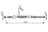 BOSCH 1987477174 - El Fren Teli Arka Sol - Ford Transit V184