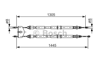 BOSCH 1987477732 - El Fren Teli - Ford Fiesta/fusion