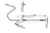 BOSCH 1987481161 - Fren Hortumu Arka Sol - Opel Combo C Astra G Astra H