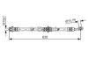 BOSCH 1987481432 - Fren Hortumu Ön Sol - Japon Qashqai (j10)