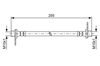 BOSCH 1987481585 - Fren Hortumu - Japon Asx Lancer Outlander