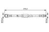BOSCH 1987481608 - Fren Hortumu Arka - Mercedes W212-218
