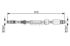 BOSCH 1987481615 - Frenhortumuon61500mm - Bmw 