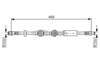 BOSCH 1987481748 - Fren Hortumu Ön - Mercedes 205-213-238-cls257