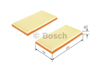 BOSCH F026400152 - Hava Filtresi - Mercedes 204-211-221-r230