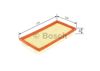 BOSCH F026400378 - Hava Filtresi - Fiat Fiat 500 Ii/panda Iii/punto Iii/lancia Ypsilon