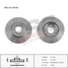 BSG 65-210-016 - Fren Diski Ön - Opel Astra H Zafira B Meriva A-b